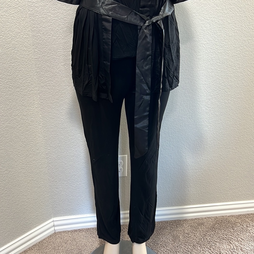 Bearsland Maternity Robe set in black - Picture 4 of 5